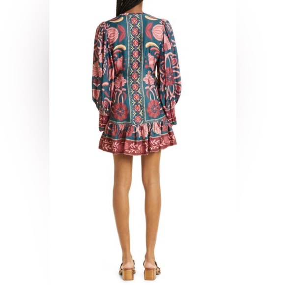 Seashell Tapestry Mini Dress $225 NWT - M - Picture 4 of 8